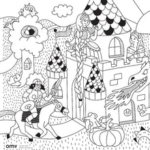 Princesses and dragons - Coloring pocket