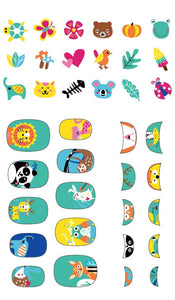 Nail stickers - Animals Glitter