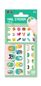 Nail stickers - Animals Glitter