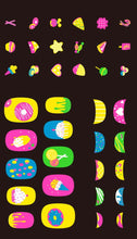 Nail stickers Fluorescent - Cookie