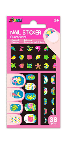 Nail stickers Fluorescent - Under the sea