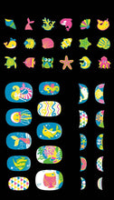 Nail stickers Fluorescent - Under the sea