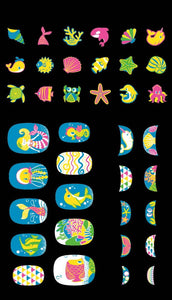 Nail stickers Fluorescent - Under the sea