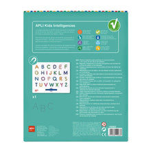 Magnetic board ABC letters