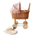 Ladybug Wicker Doll Pram