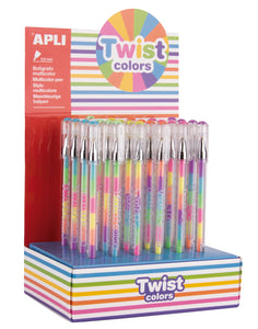 Gel Pen - Twist colours (6 Colores)