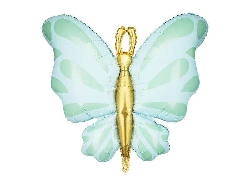 Foil Balloon Butterfly Mint
