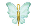Foil Balloon Butterfly Mint