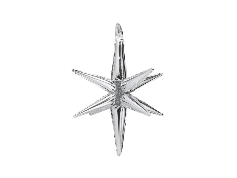 3D Foil BallooN Star Silver