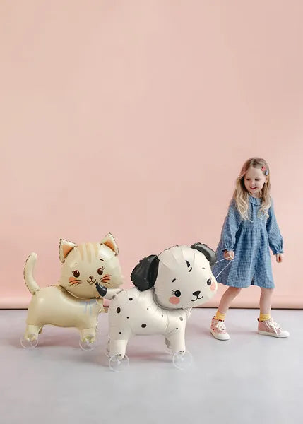 Foil balloon Dog on Wheels