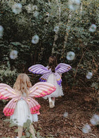 Foil Balloon Butterfly Wings Matte Pink