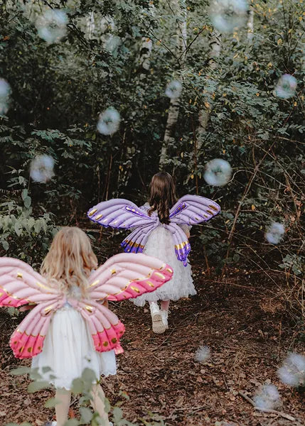 Foil Balloon Butterfly Wings Matte Pink