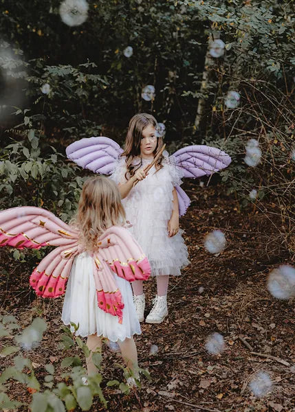 Foil Balloon Butterfly Wings Matte Pink