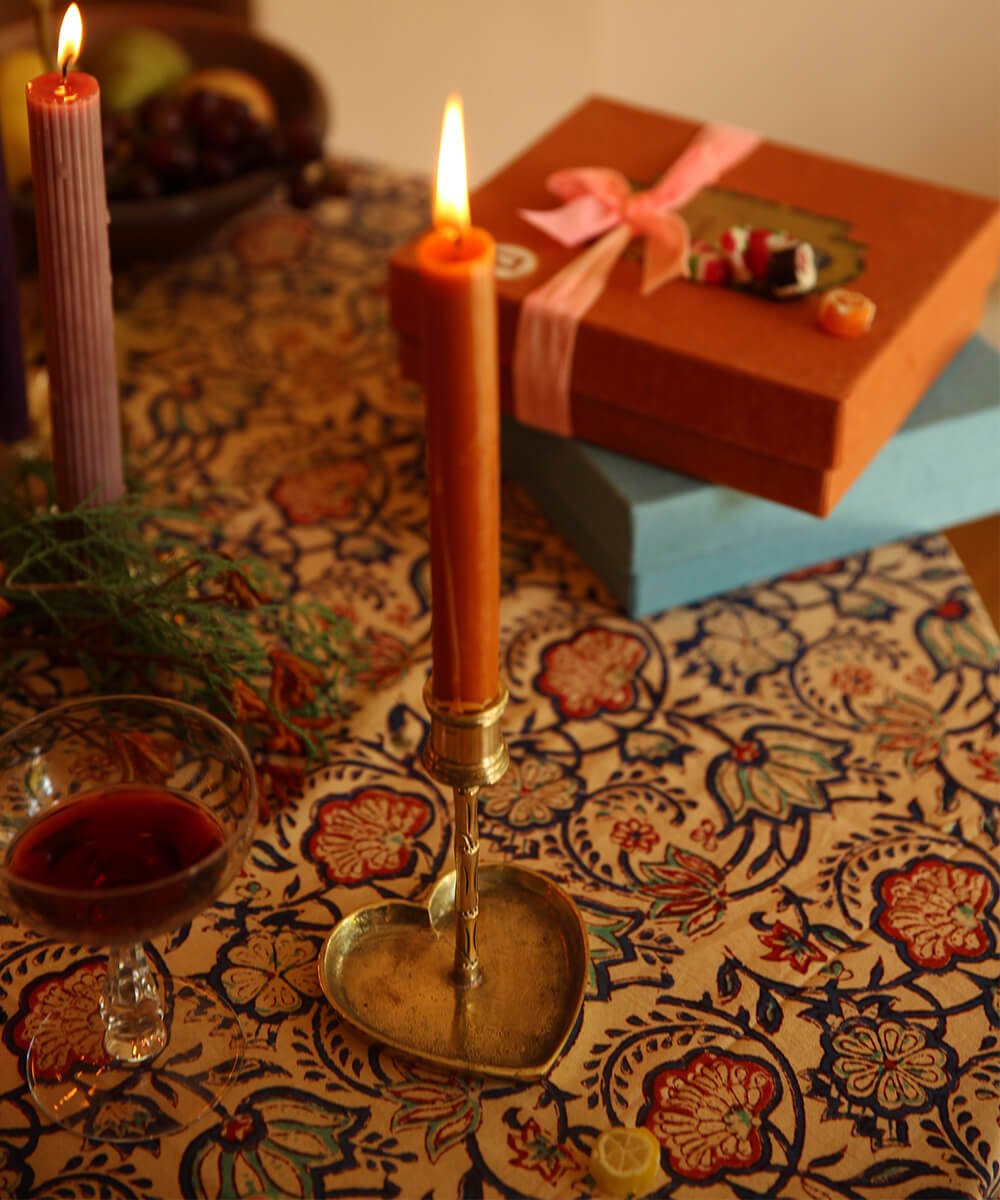 Bodhi Bamboo Heart Candle Holder