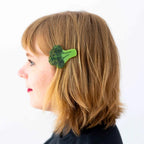 Broccoli Alligator Hair Clip