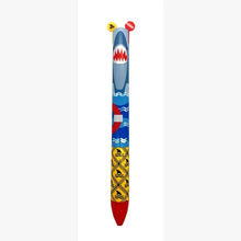Twice As Nice 2 color click pens-metallic (6 variantes)