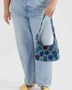 Small Nylon Shoulder Bag - Digital Denim Birds