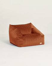 Eco-Velvet Chelsea Armchair Beanbag Wild Brown