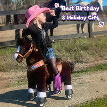 Dark Brown with White Hoof Horse  (2 tamaños)