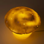 Medium Mushroom Night Lamp, Gold