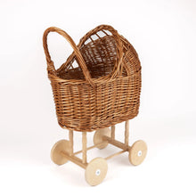 Wicker Doll Pram