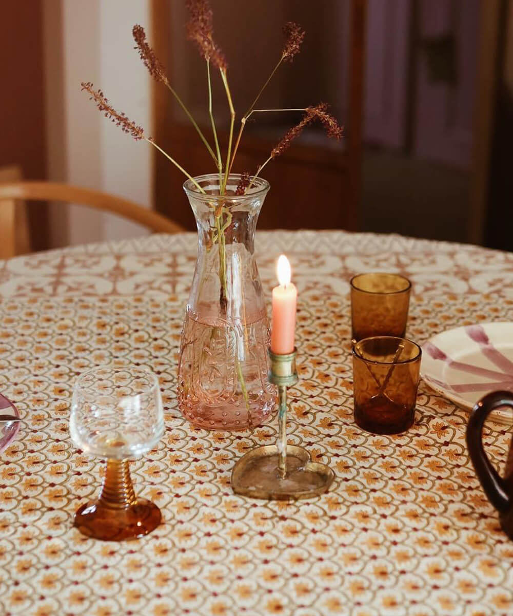Bodhi Bamboo Heart Candle Holder