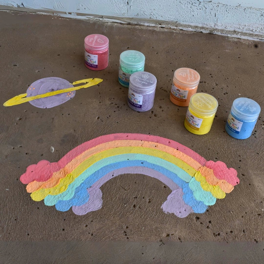 DIY Sidewalk Chalk  Paint 12 set