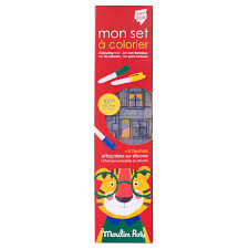 Mantel silicona para colorear + 5 Red