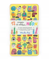 12 lápices de colores neón Schmouks