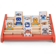 ¿Quién eres? Juego de madera