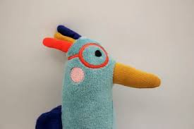 Muñeco Pájaro azul Toupitis