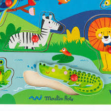 Puzzle sonoro animales de madera