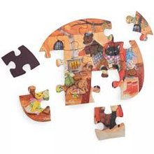 4 mini puzzles Comidas (4 x 12 piezas)