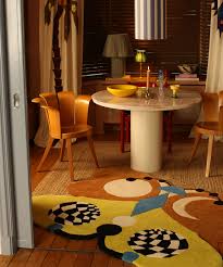 Melody Moon Butterfly Rug Lemon Large