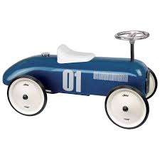 Blue Vintage Car