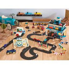 Blue Aqua Vintage Ride on Car