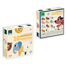Mix and Match Animals-30 wooden magnets
