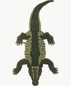 Coolio Crocodile Rug Large