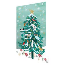 Enchanting Conifer, Laser Christmas Card1
