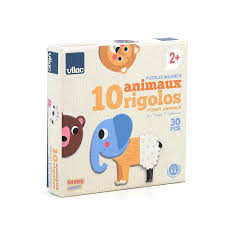 Mix and Match Animals-30 wooden magnets