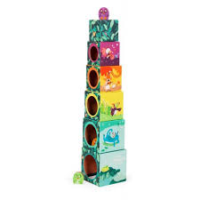 Cubos apilables Jungla