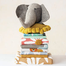 Cotton Knit Baby Blanket with Dogs