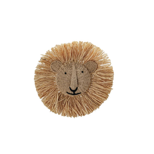 Paper Rope & Dried Raffia Lion Head
