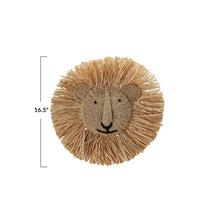 Paper Rope & Dried Raffia Lion Head
