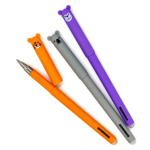 Wild Life erasable gel pens (6 animales)