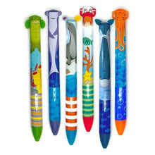 Twice As Nice 2 color click pens- Sea Life (6 animales)