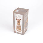 Marcel the bear stacking pyramid