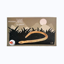 Wooden Snake to Paint