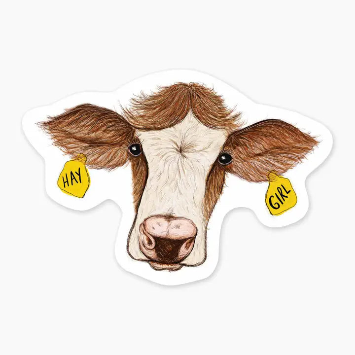 Hay Girl - Mini Sticker