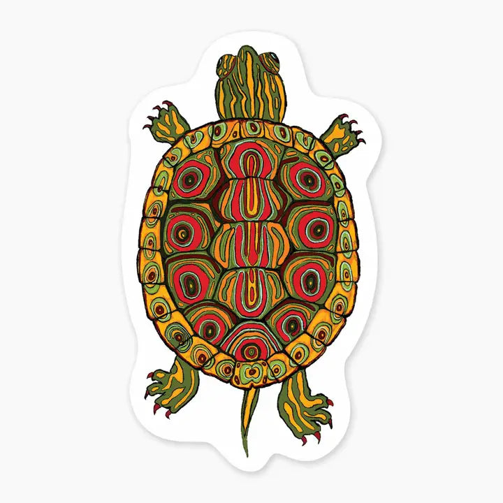 Painted Turtle - Mini Sticker
